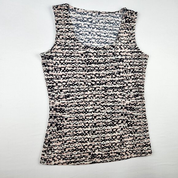 Cleo Sleeveless Abstract Scoop Blouse S - Picture 3 of 7